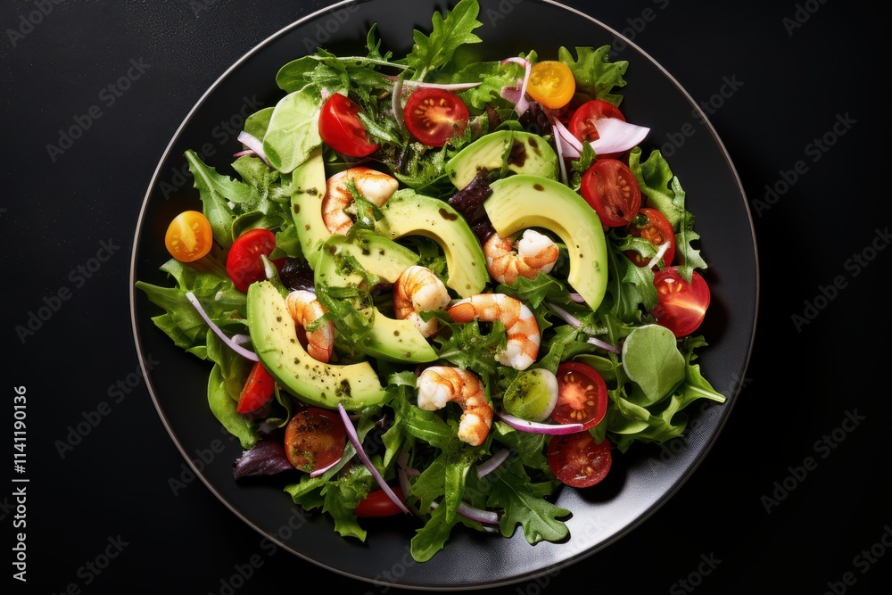 Delicious Shrimp Avocado Salad Recipe Healthy Green Mix