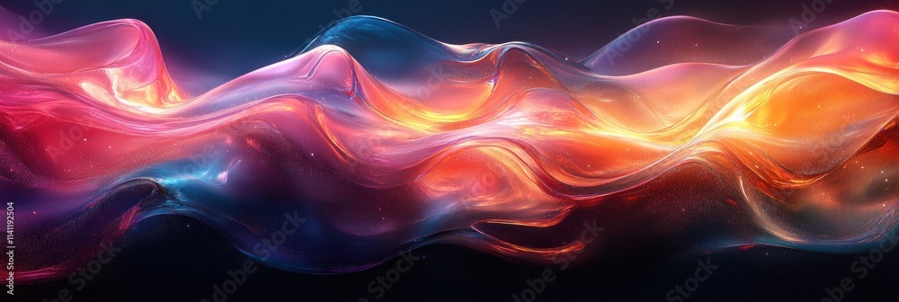 flowing liquid titanium metal texture with iridescent colors and soft light flowing liquid titanium metal texture with iridescent colors and soft light