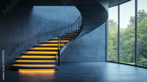 A sophisticated 3D product display platform with smooth curves and soft lighting  offering a modern space for showcasing merchandise in an elegant and refined setting.