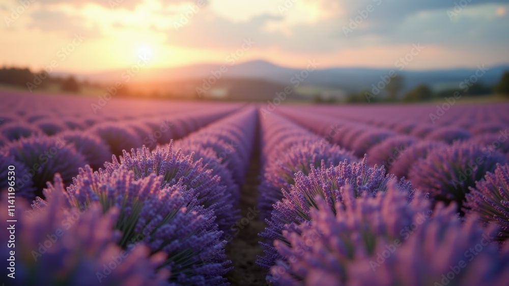 Obraz premium lavender field region