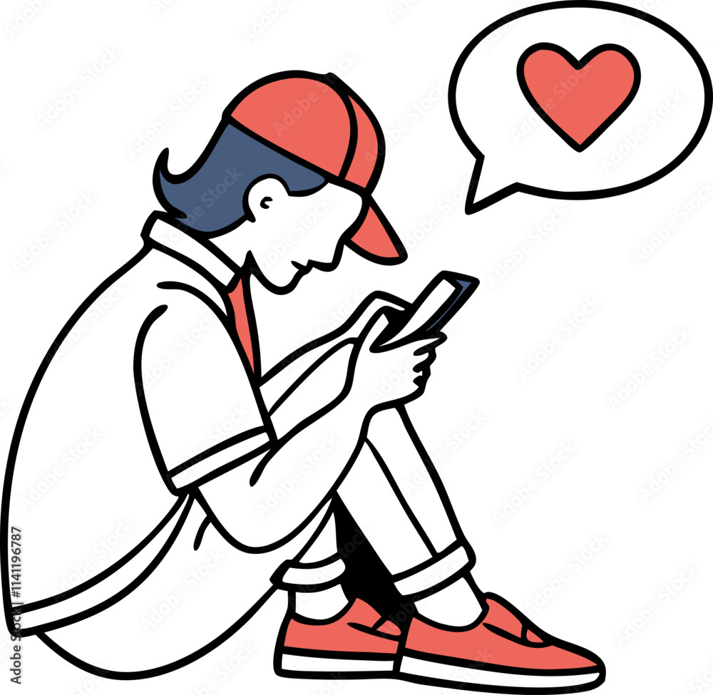 sns like illustration