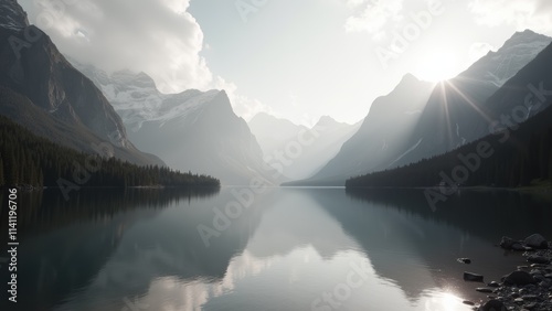 lake in the mountains