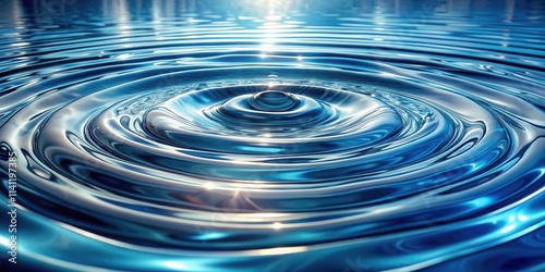 rendering of water caustics creating mesmerizing patterns on the surface , water, caustics, ray, light, reflection, refraction