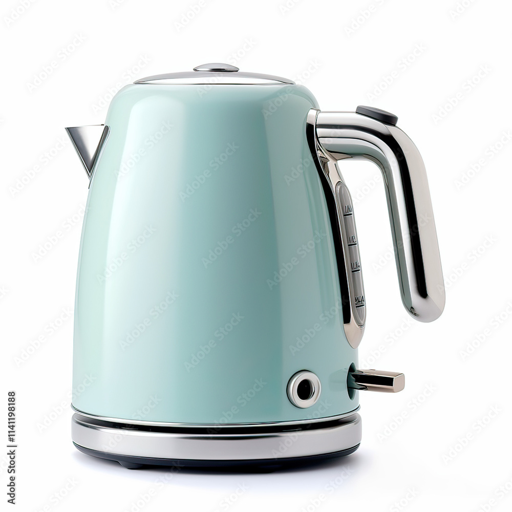 Modern kettle water boiler on white background Modern kettle water boiler on white background