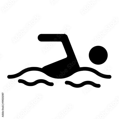 swimming Solid icon