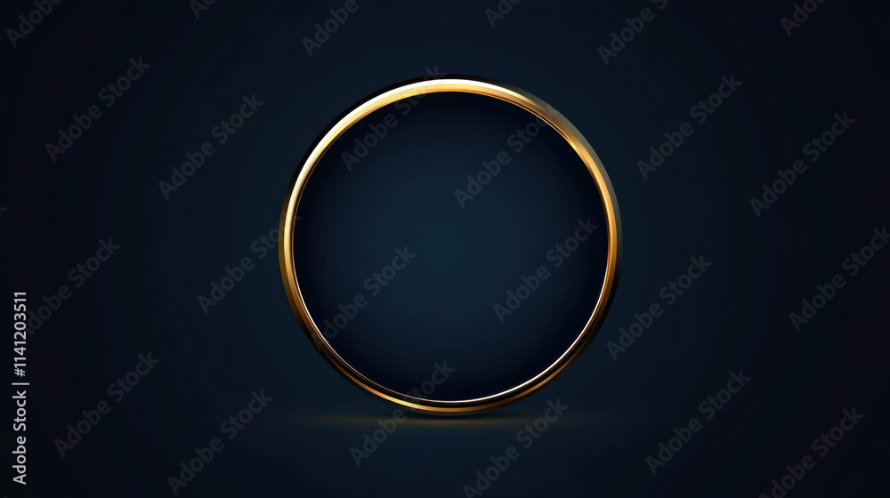 golden circular motif against dark background creates striking visual. smooth edges and reflective surface enhance its elegance and allure golden circular motif against dark background creates striking visual. smooth edges and reflective surface enhance its elegance and allure