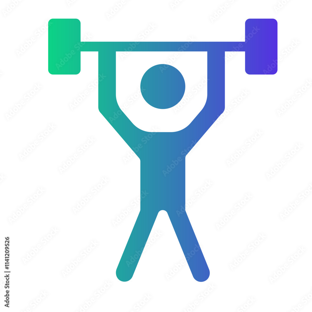 weightlifting Gradient icon weightlifting Gradient icon