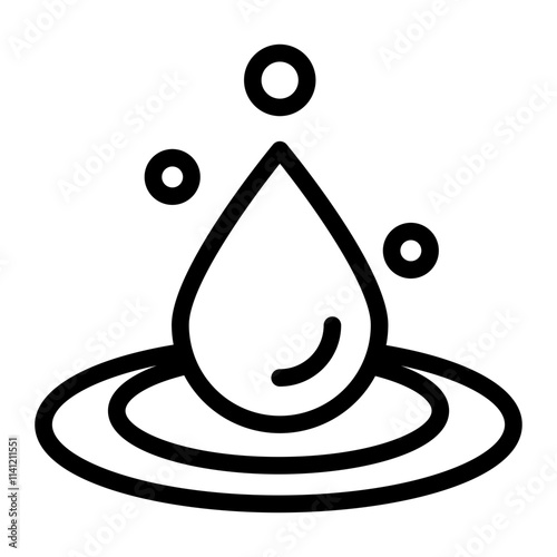 drop Line Icon