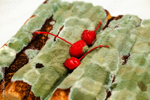 Moldy cake