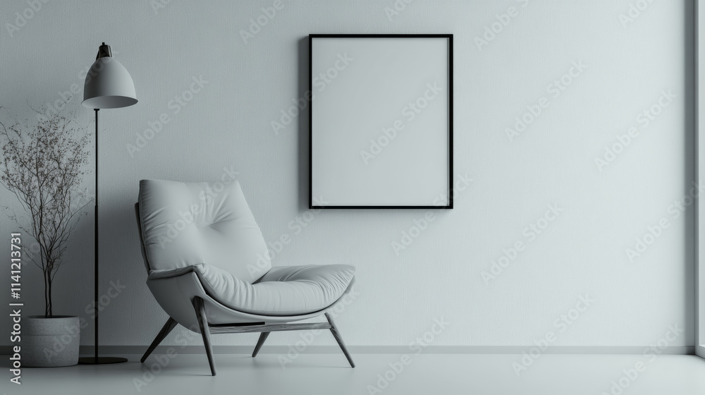 Indoor sofa and wall Indoor sofa and wall