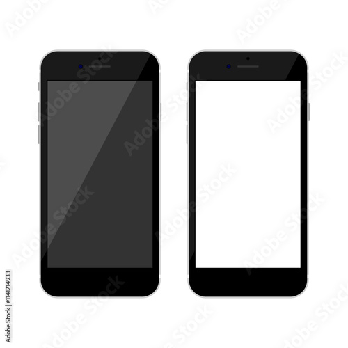iPhone SE イラスト フレーム タイプ 2  (.AI)