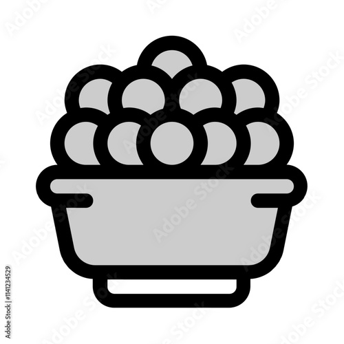 laddu icon with duotone style, perfect for user interface projects