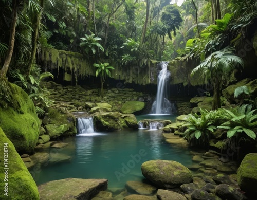 waterfall in the forest