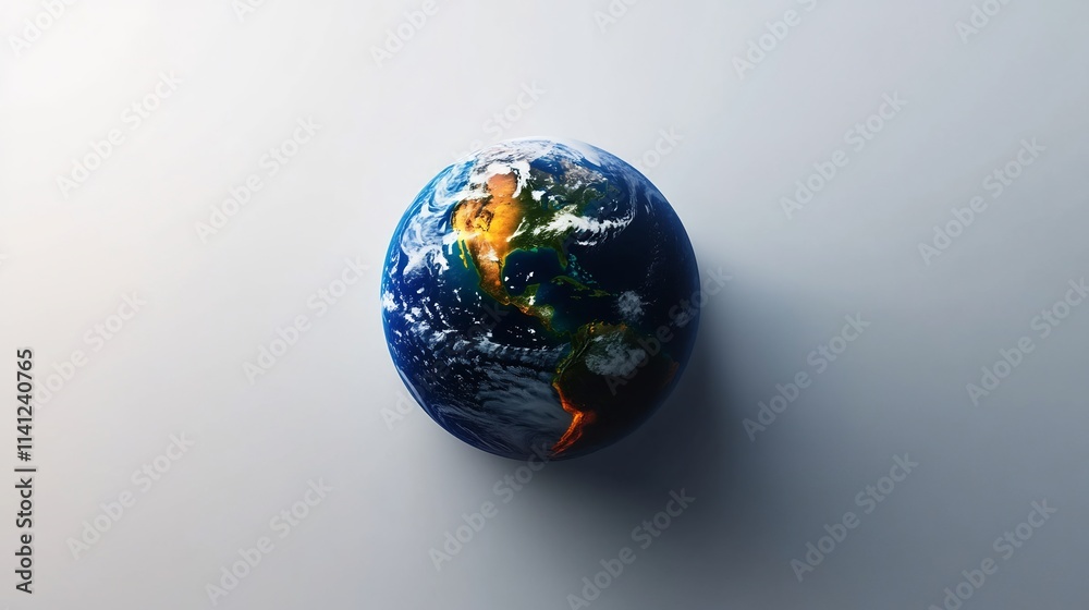 Planet Earth: A Stunning View of North and South America from Space. Planet Earth: A Stunning View of North and South America from Space.