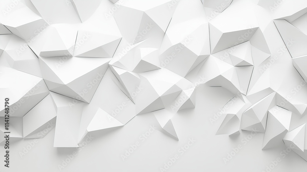 Abstract white background with geometric triangles in modern minimalist design Abstract white background with geometric triangles in modern minimalist design