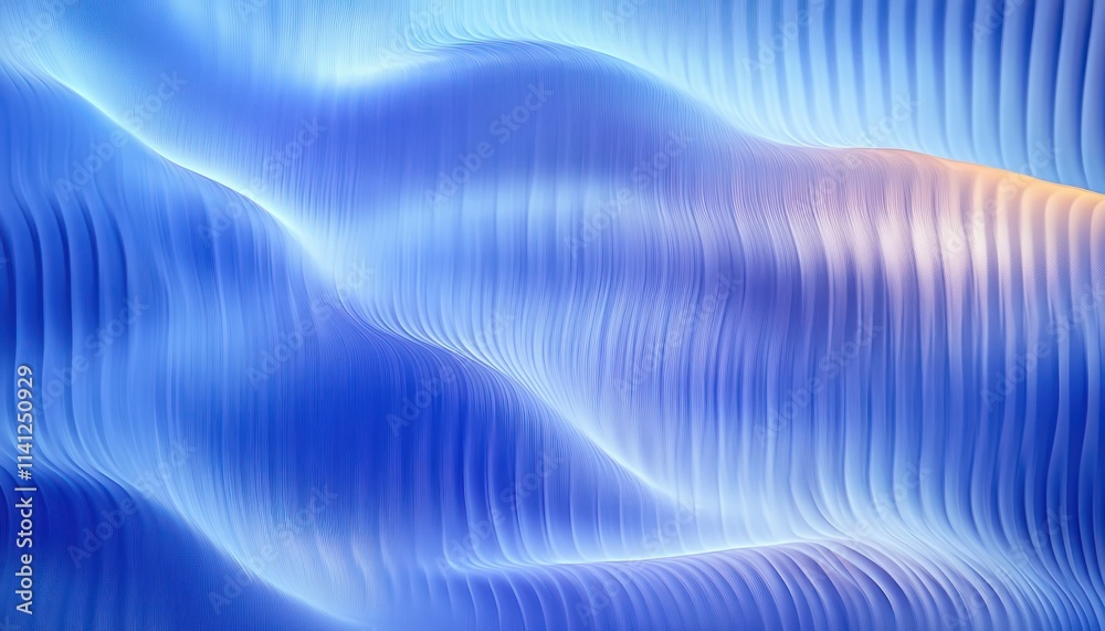 Abstract Blue Waves Background Minimalist Design with Soft Lighting and Depth Abstract Blue Waves Background Minimalist Design with Soft Lighting and Depth