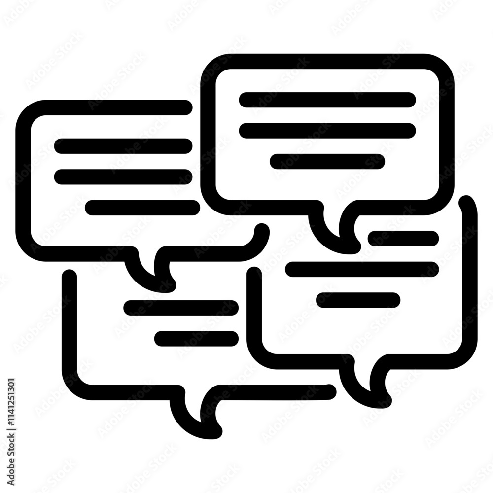 Discussion outline style icon Discussion outline style icon