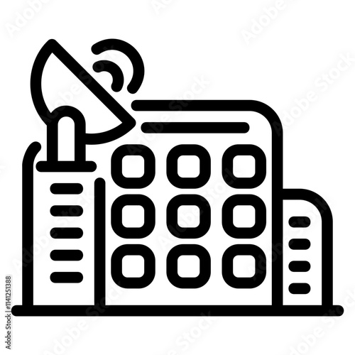 Office outline style icon