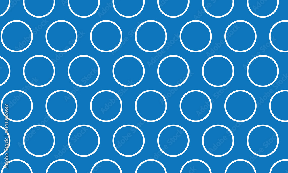 abstract simple white circle pattern on blue can be used background. abstract simple white circle pattern on blue can be used background.