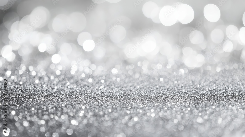 Abstract glitter lights background in soft silver and white with de-focused sparkle Abstract glitter lights background in soft silver and white with de-focused sparkle