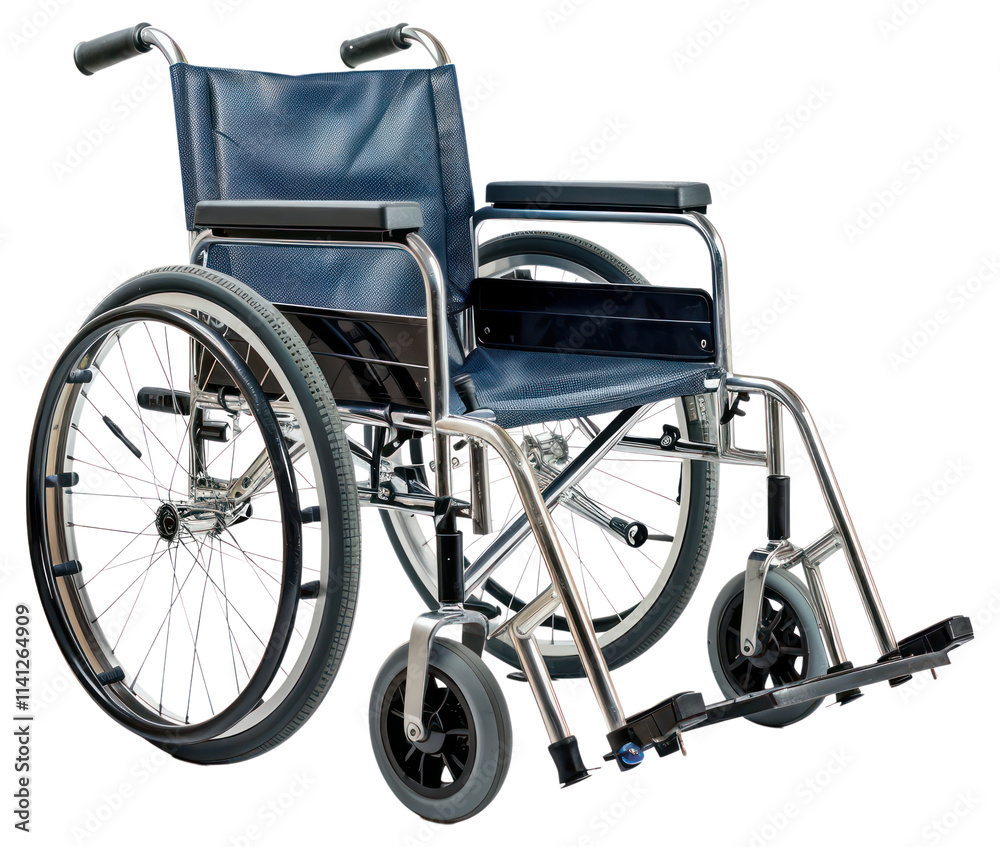Fototapeta premium PNG A front facing wheelchair bicycle vehicle