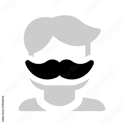 man icon with bulk style, perfect for user interface projects