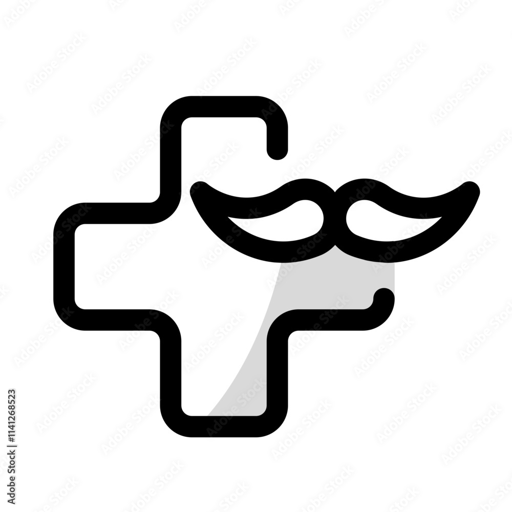 men's health icon with shady style, perfect for user interface projects men's health icon with shady style, perfect for user interface projects