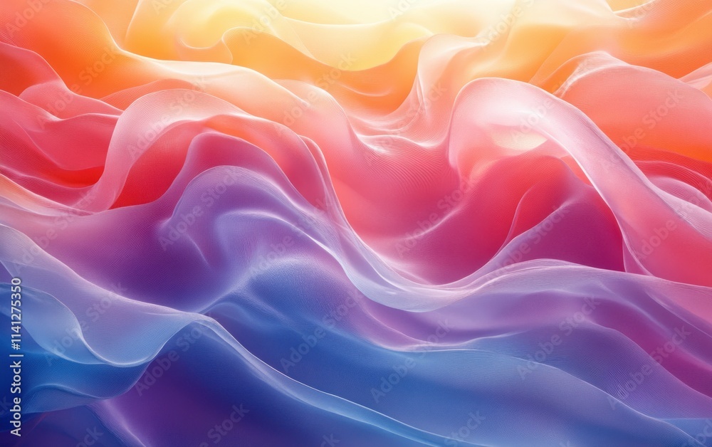 Flowing Translucent Shapes in Soft Pastel Colors with Ethereal Lighting and Abstract Movement Flowing Translucent Shapes in Soft Pastel Colors with Ethereal Lighting and Abstract Movement