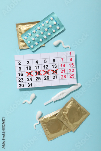 Ovulation, concept of healthcare, medicine and ovulation