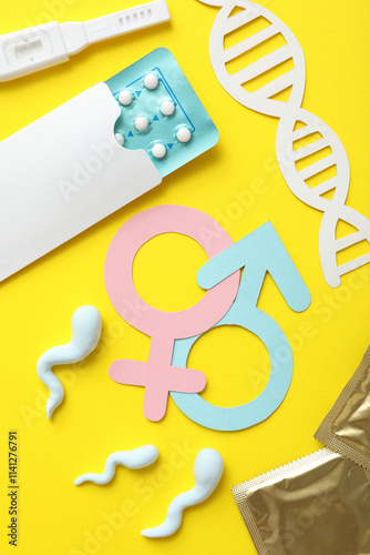 Ovulation, concept of healthcare, medicine and ovulation