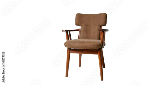 Simple Chair on a Clean White Background