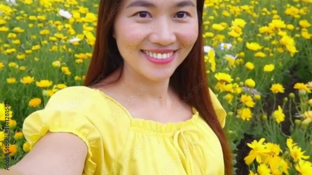 woman who is enjoying her holiday happily woman who is enjoying her holiday happily