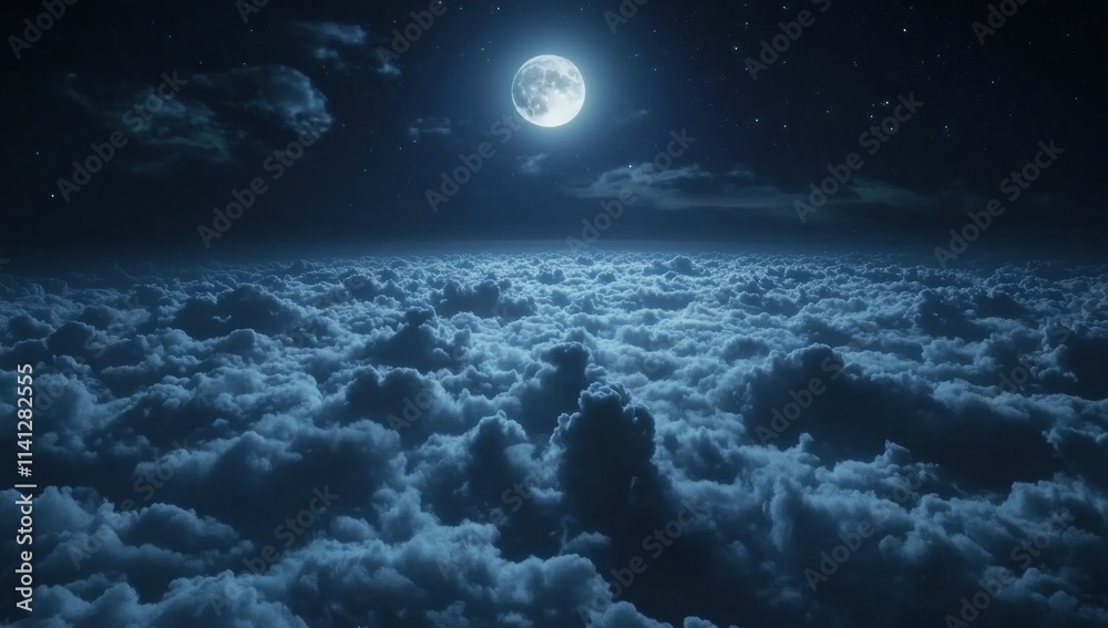 Night Sky Above the Clouds Night Sky Above the Clouds