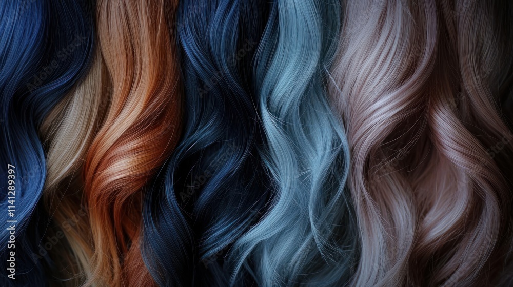 Vibrant Hair Color Palette: A Spectrum of Shades Vibrant Hair Color Palette: A Spectrum of Shades