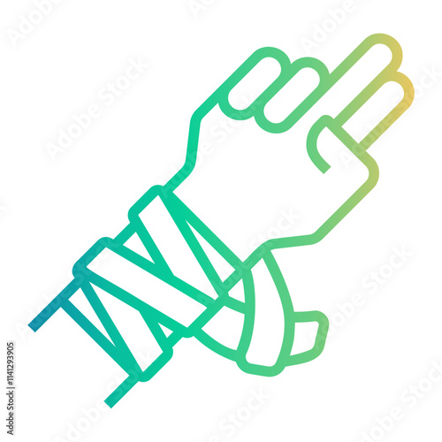 muay Line Gradient Icon