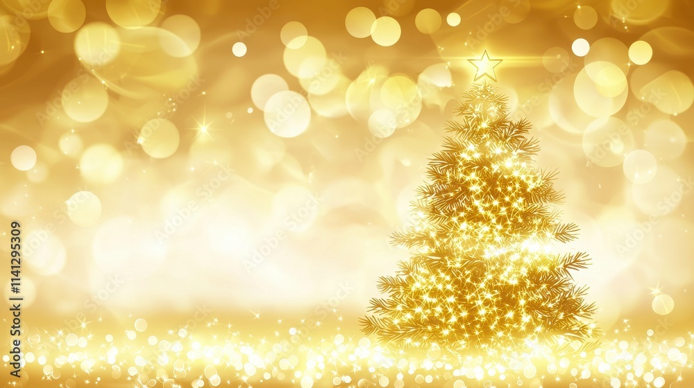 Christmas tree background with gold blurred lightChristmas tree background with gold blurred light Christmas tree background with gold blurred lightChristmas tree background with gold blurred light