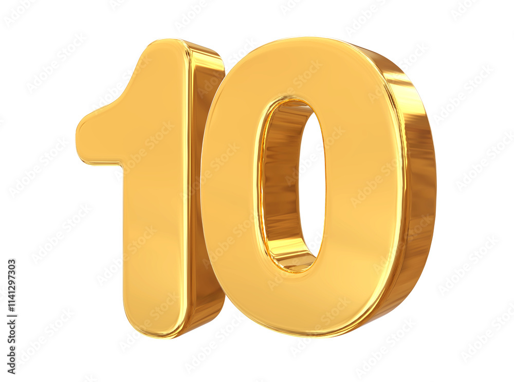 10 Gold Number