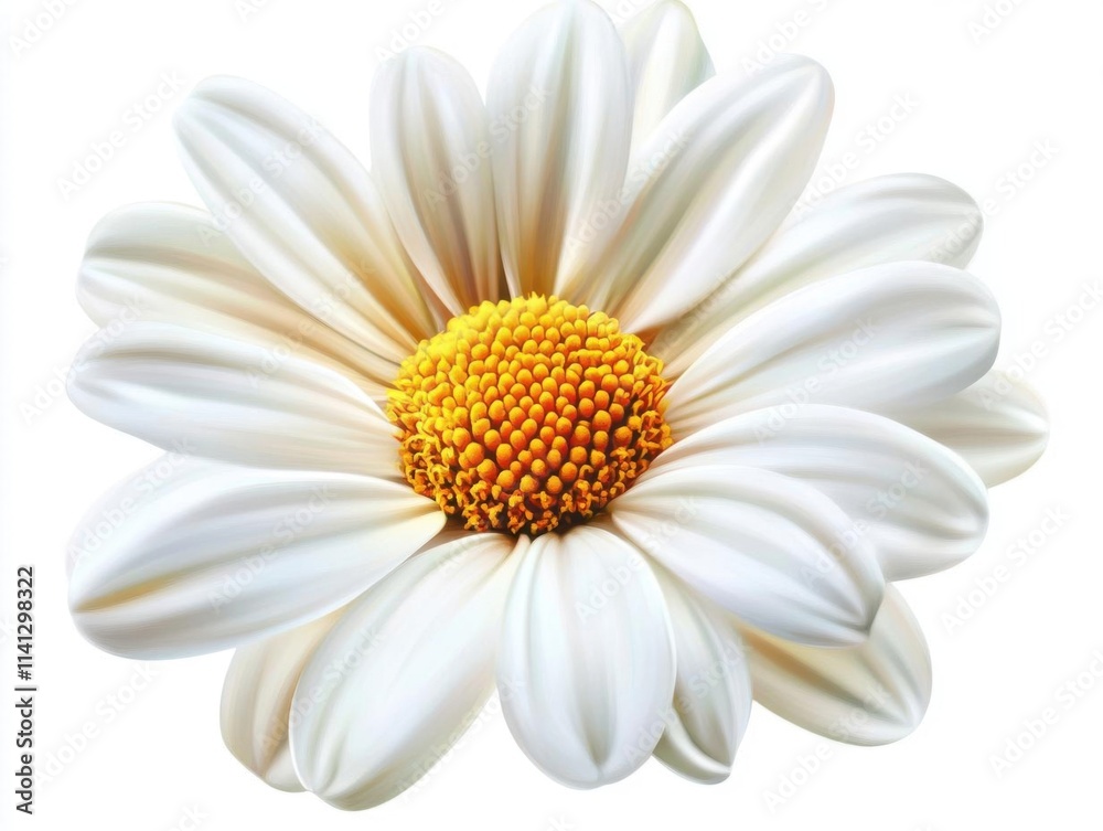 Discover the beauty: a single daisy in bloom Discover the beauty: a single daisy in bloom