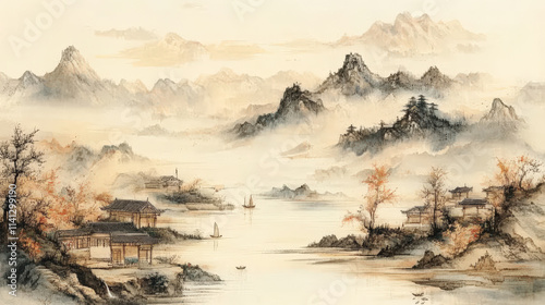 Chinese classical landscape painting