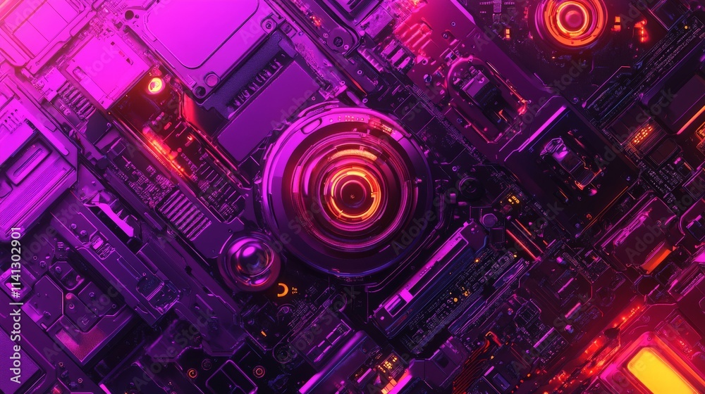 Transforming Computer Chip into Tech Gadgets in AR Style