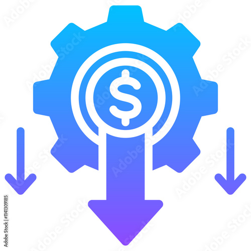 Cost Reduction Icon