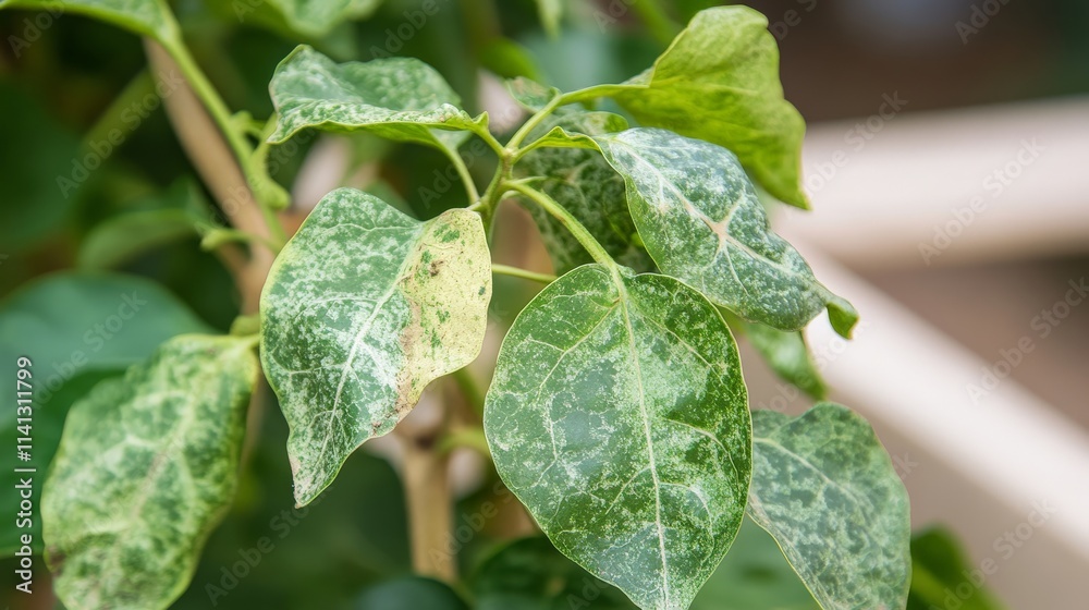 Wilting Plant Leaves Signaling Environmental Stress Wilting Plant Leaves Signaling Environmental Stress