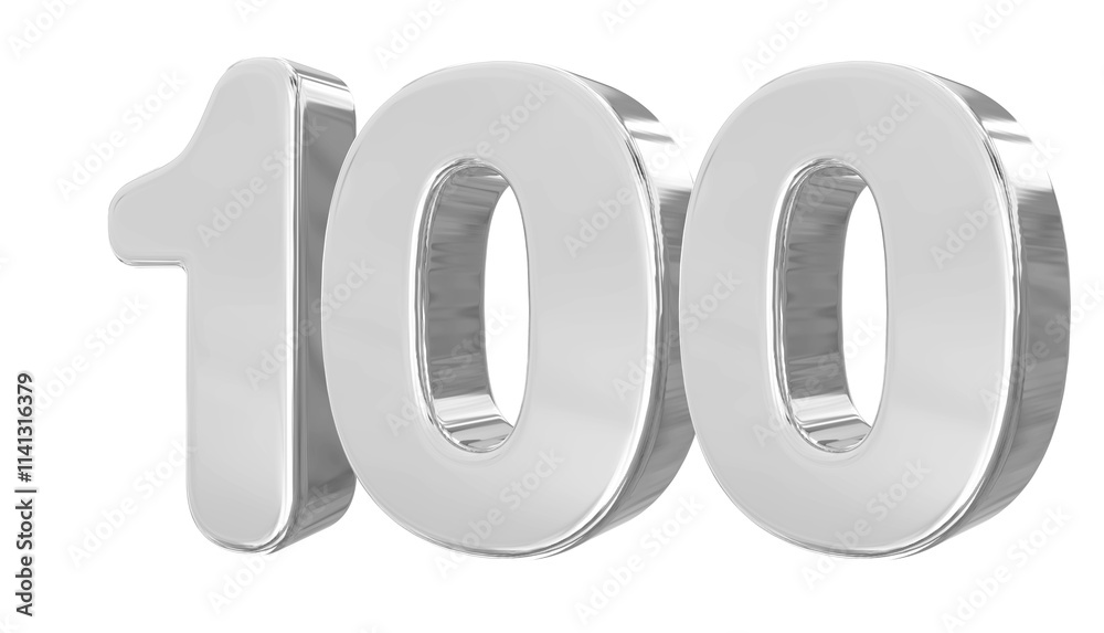 100 Silver Number 100 Silver Number