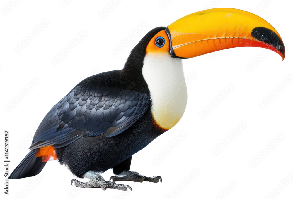 Naklejka premium PNG Toucan toucan animal beak.