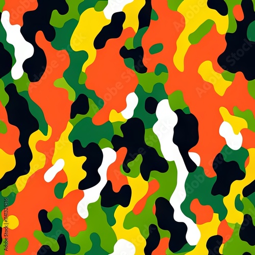 Colorful Abstract Seamless Geometric Pattern Background Texture Design Vector Print Wallpaper

