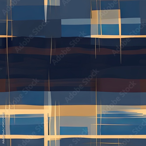 Colorful Abstract Seamless Geometric Pattern Background Texture Design Vector Print Wallpaper

