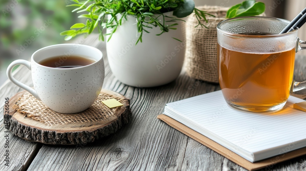 Enjoying Tea and Writing Enjoying Tea and Writing