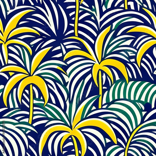 Colorful Abstract Seamless Geometric Pattern Background Texture Design Vector Print Wallpaper

