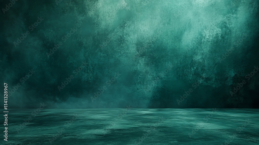 Elegant dark green background for product photography, textures, and design
