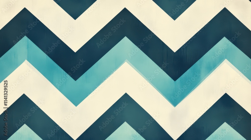 Abstract chevron pattern in shades of teal and cream, creating a modern and vibrant backdrop. Abstract chevron pattern in shades of teal and cream, creating a modern and vibrant backdrop.